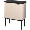 Brabantia Waste Bin Bo Touch Bin 3 x 11 L Soft Beige