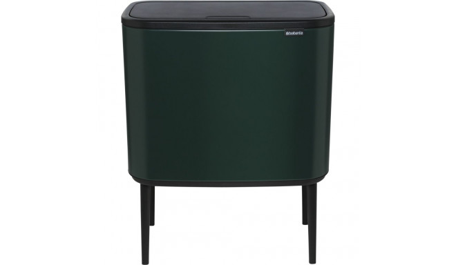 Brabantia Waste Bin Bo Touch Bin Pine Green, 11 + 23 L