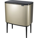 Brabantia Waste Bin Bo Touch Bin Champagne, 11 + 23 L