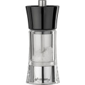 Zassenhaus salt mill AACHEN 14cm, transparent/black