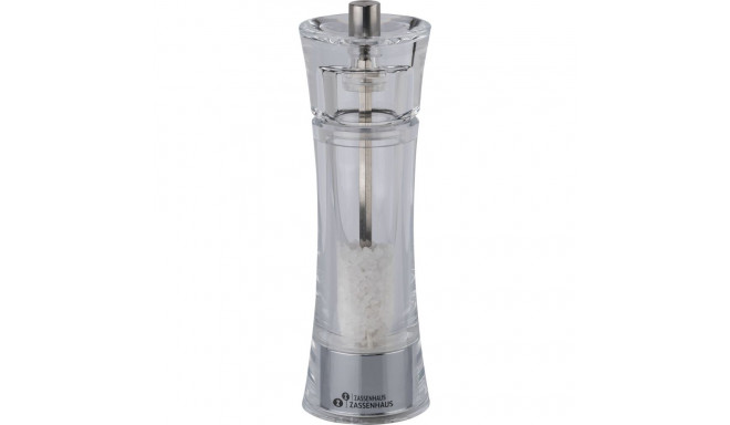 Zassenhaus salt mill Aachen 18cm, transparent