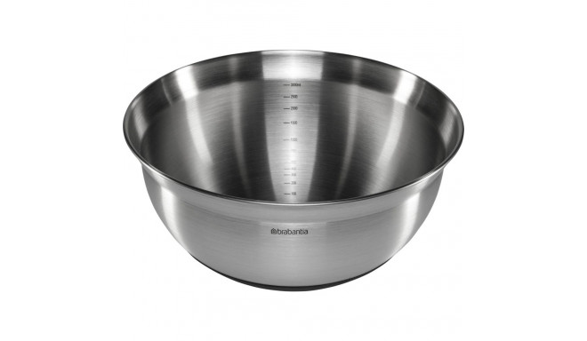 Brabantia Mixing Bowl steel matt black, 3 L