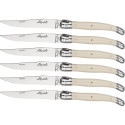 Jean Dubost Laguiole      6 pcs. Steak Knife Set, Stainless Steel