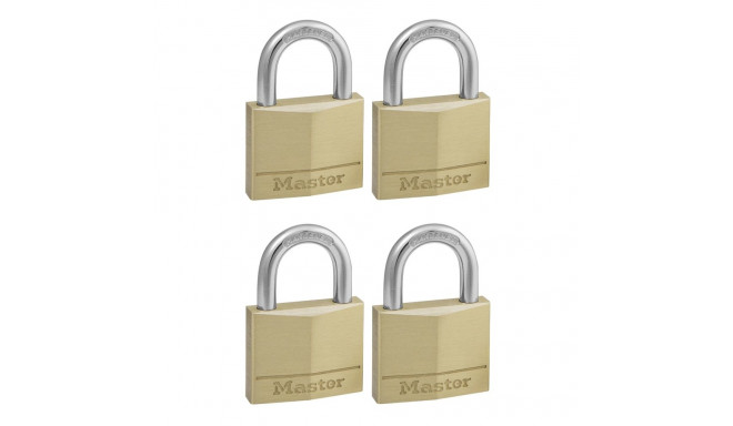 Master Lock Padlock 4 pcs. Set (50mm) 150EURQNOP