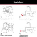 Master Lock Combination Lock made of Zinc 175EURDLH