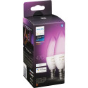 Philips Hue LED Lamp E14 2-Pack Set 470lm White Color Ambiance