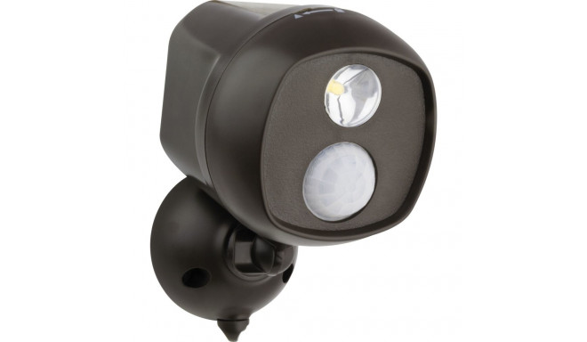 REV LED Spotlight with Motion Detector black