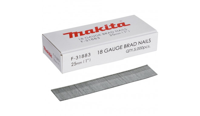 Makita Gauge Brad Nails 1,2x25mm F-31883  5000 pcs.