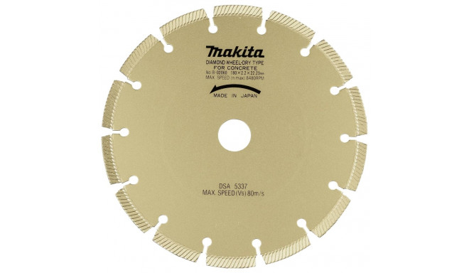 Makita B-02060 180 mm Diamond Cutting Disk