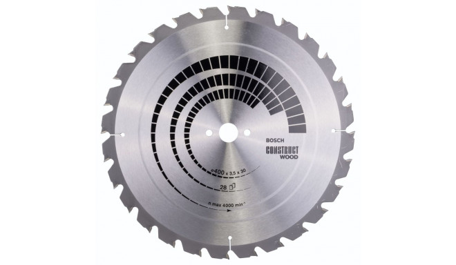 Bosch Circ. Saw Blade CW WO S 400x30-28