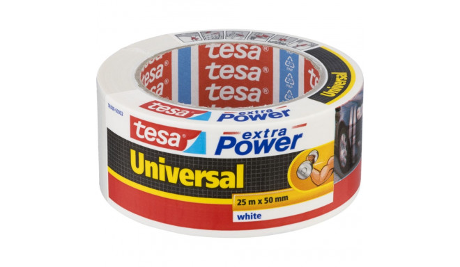 Tesa Duct Tape 25m x 50mm extra Power white 56388