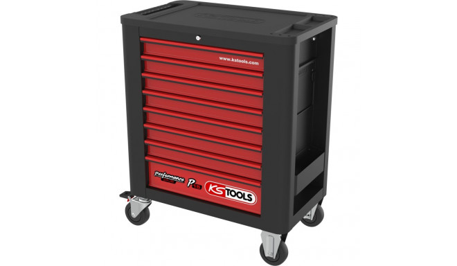 KS Tools PERFORMANCEplus P15 black/red Tool Trolley