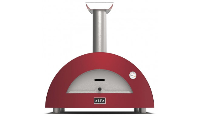 Alfa Forni Moderno 2 Pizze Wood red