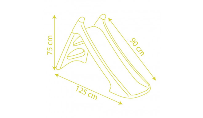 Smoby XS Slide 90 cm with Water Connection