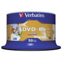 1x50 Verbatim DVD-R 4,7GB 16x Speed, photo printable