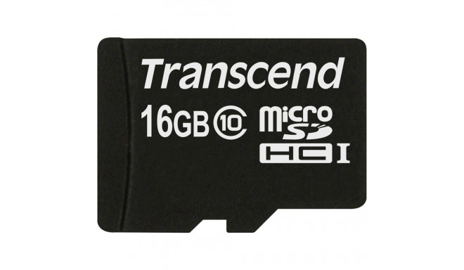 Transcend microSDHC         16GB Class 10 + SD-Adapter