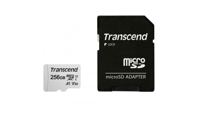 Transcend microSDXC 300S-A 256GB Class 10 UHS-I U3 V30 A1