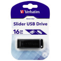 10x1 Verbatim Store n Go Slider 16GB USB 2.0