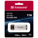 Transcend SSD ESD300S        1TB USB-C silver