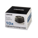 Carson LH-50 VersalLoupe LED 10x Focusable Magnifier