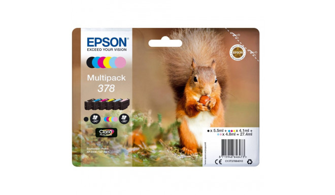 Epson Multipack Claria Photo HD T 378 (6 colors)          T 3788