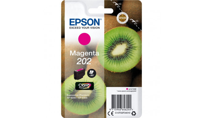 Epson ink cartridge magenta Claria Premium 202        T 02F3