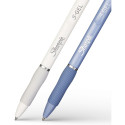 2x2 Sharpie S-Gel Frost Blue + Pearl White 0,7 mm blue + black