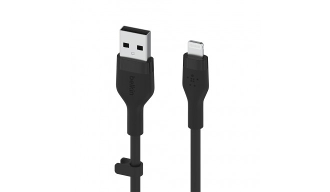 Belkin Flex Lightning/USB-A 1m mfi cert., black CAA008bt1MBK