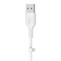 Belkin Flex Lightning/USB-A 1m mfi cert., white CAA008bt1MWH