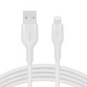 Belkin Flex Lightning/USB-A 1m mfi cert., white CAA008bt1MWH