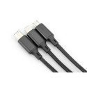 DIGITUS Cable 3-in-1 Cable USB-A to Lightning/MicroUSB/USB-C