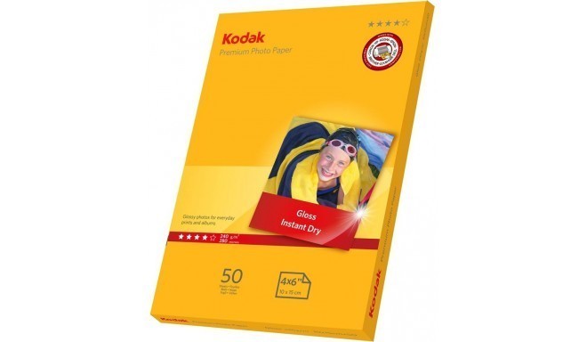 Kodak фотобумага 10x15 240г Glossy 50 страниц
