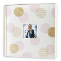 ZEP Elena gold/pink        24x24 20 Pages Photo Album NZ2420G