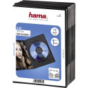 Hama Slim DVD Jewel Case pack of 10, black          51181