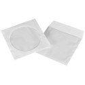 1x100 Hama CD/DVD Paper Sleeves white                      62672