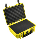 B&W Outdoor Case Type 1000 yellow with foam insert