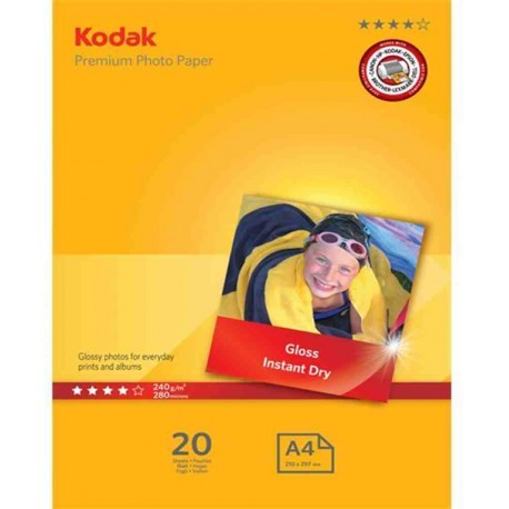 Kodak fotopapīrs A4 240g glancēts 20 lapas