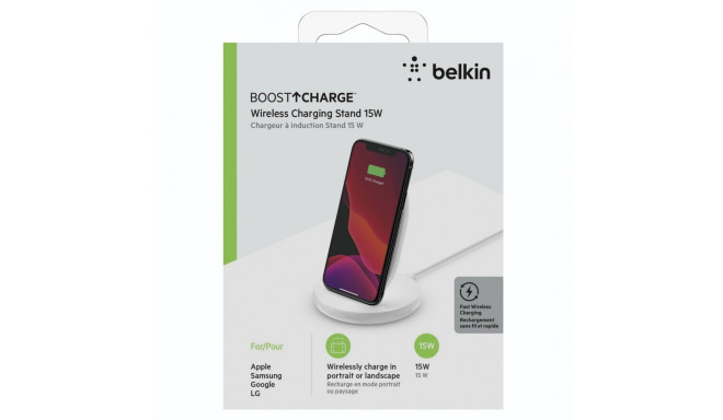 Belkin BOOST Charge Wireless Charging Stand 15W ws.WIB002vfWH