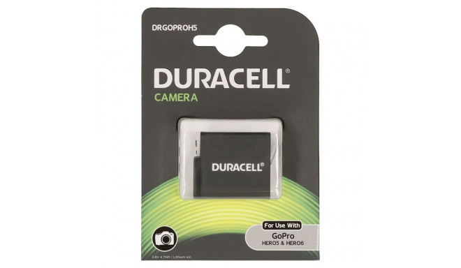 Duracell Li-Ion Battery 1250mAh for GoPro Hero 5/Hero 6/Hero 7