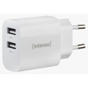 Intenso Power Adapter W24AA 2x USB-A 24W              white