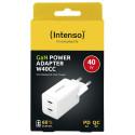 Intenso Power Adapter W40CC GaN white 2x USB-C 40W