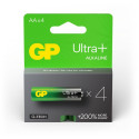 1x4 GP ULTRA PLUS Alkaline 1,5V AA Mignon LR06    03015AUPETA-B4