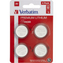 1x4 Verbatim CR 2430 Lithium battery 49534