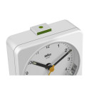 Braun BC 03 W quartz alarm clock analog white