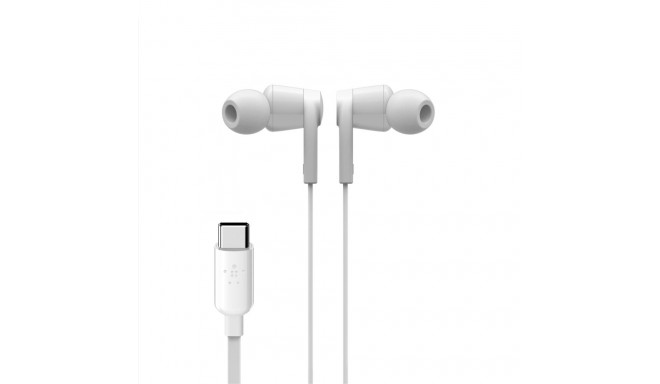 Belkin Rockstar In-Ear Headphone USB-C Connector wh. G3H0002btWHT