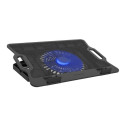 LAPTOP COOLER COOLING PAD NATEC DIPPER 2 12.1-17.3" 1 FAN, LED LIGHT,2 USB