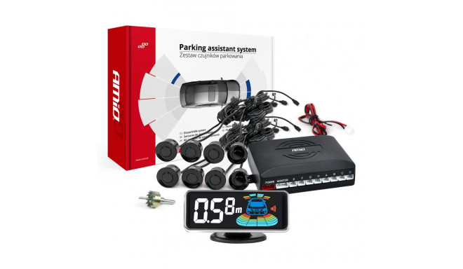 Czujniki parkimise must led 3d ees taga amio-03191