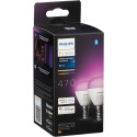 Philips Hue White and Color Ambience Luster älylamppu, E14, P45, 470 lm, 2200-6500 K, 2 kpl