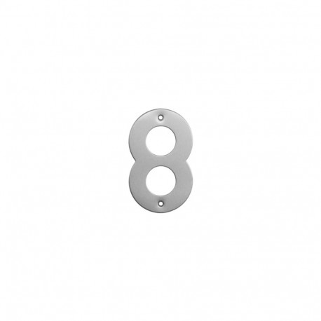 HOUSE NUMBER STAINLESS STEEL SS-8 145MM