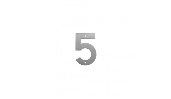 HOUSE NUMBER STAINLESS STEEL SS-5 145MM